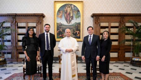 Papa Leo, ABD Lider Yardımcısı ve Dışişleri Bakanı’yla görüştü