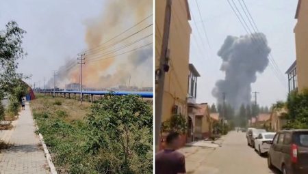 Çin’de kimyasal fabrikasında patlama: 3 kilometre ötedeki deponun camları patladı