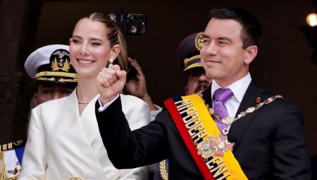 Ekvador Devlet Başkanı Noboa, yemin ederek vazifeye başladı