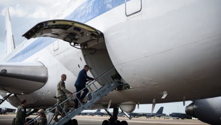 Havadaki komuta merkezi: Trump’ın “Kıyamet Günü Uçağı” havalandı