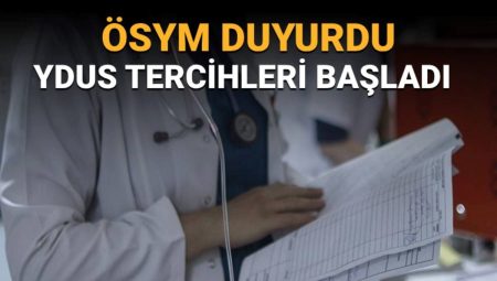 YDUS: Tıpta Yan Dal Uzmanlık Eğitimi Giriş Sınavı tercihleri başladı
